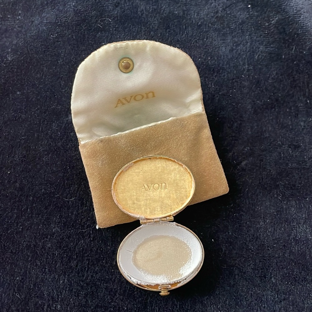 Vintage Avon Solid Perfume Compact - image 1